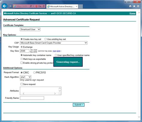 Solved: RSA SecureID SID800 won't connect with certificate in 